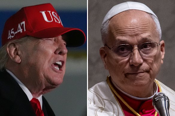 US President Donald Trump has criticised the leader of the Catholic Church, Pope Leo.
