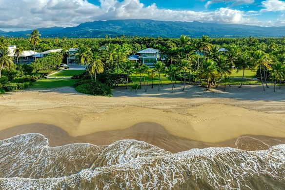 Where the beach meets a nature reserve.