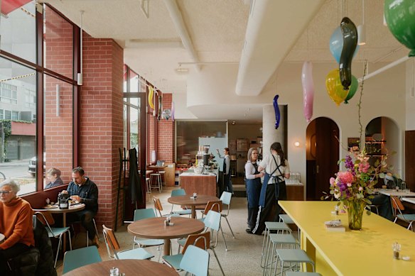 Glass balloons add pops of colour and whimsy to Beautiful Jim Key’s interior.