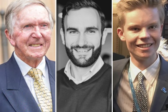  Michael O’Hara, Robert Assaf and Dylan Whitelaw.