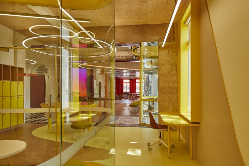 The Darebin Intercultural Centre features colours inspired by the native Australian bush.