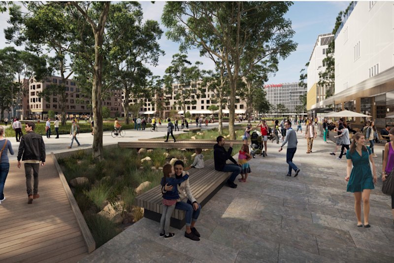 How the new village town centres could look under La Trobe University’s $5bn University City master plan for its Bundoora campus in Melbourne’s northern suburbs. 