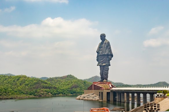 The Statue of Unity in India is the world’s largest.