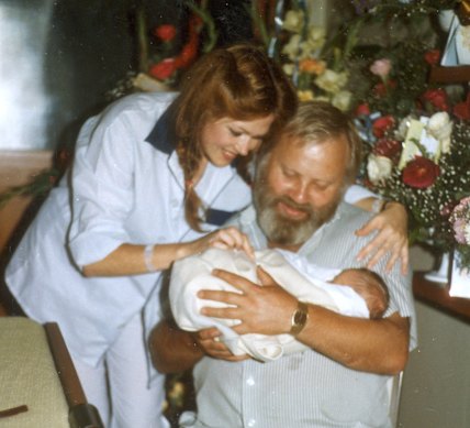 Jacqui and Vic Ramchen with their baby son Lev.