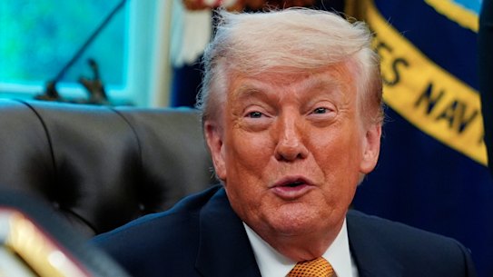 President Donald Trump meets with UFC fighters,