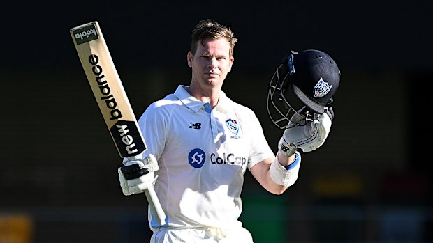 Steve Smith reached triple figures for NSW this week.