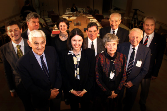 Julian Leeser (far left) was a subordinate   of the Constitutional referendum ‘No’ Committee.