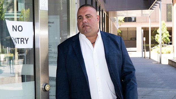 Joseph El Jer arrives at Parramatta District Court on Friday.