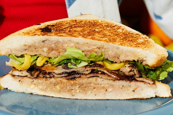 Lean into the sandwich-for-dinner trend with this bun cha-inspired toastie.