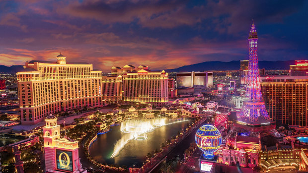 No limits: Las Vegas is where the NRL is launching its foray into the United States sports market.