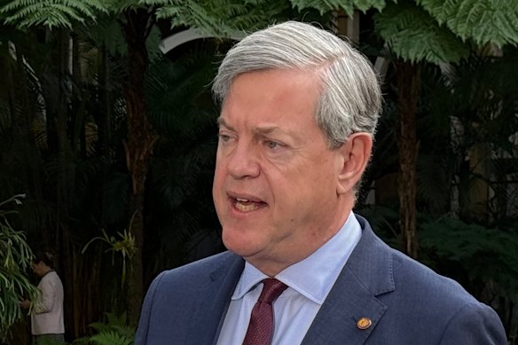 Health Minister Tim Nicholls.