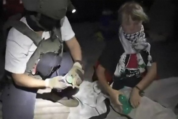 Thunberg was detained last week when Israel intercepted the Gaza-bound aid flotilla.
