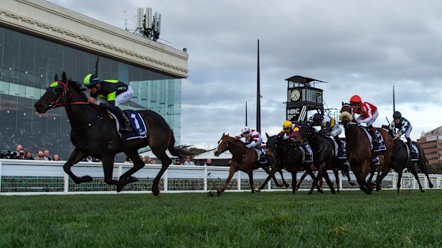 Nash Rawiller and Private Eye dominate the PB Lawrence first up Caulfield.