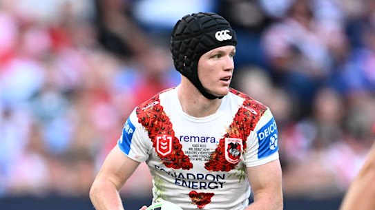 Kade Reed during his Anzac Day debut.