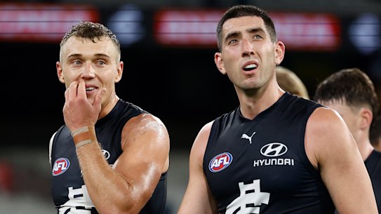 What now for Patrick Cripps and Jacob Weitering?