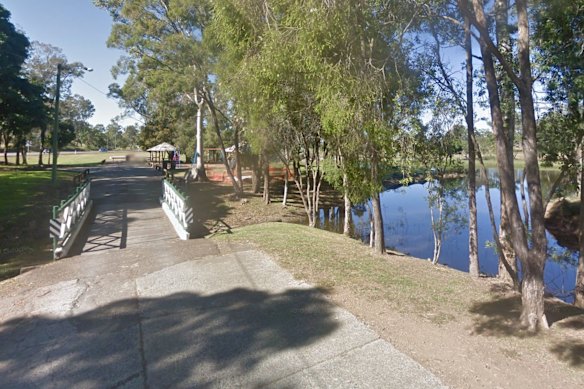 A baby boy was found unresponsive in a lake in Chatsworth Park in Gympie on Saturday morning.