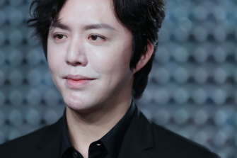 Pianist Li Yindi, pictured at a Dior fashion show in April this year, was expelled from his music association for his alleged “vile social impact”. 