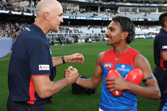 Melbourne coach Steven King has built a strong rapport with his players in his first year at the helm.
