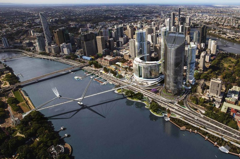 The Queen’s Wharf development will transform central Brisbane when completed.