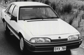 The Holden Commodore in 1995 when it was Australia's top-selling private car.