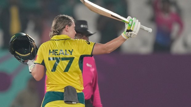Australian captain Alyssa Healy has thrived at the top of the order in white ball cricket.