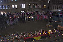 Dozens of vigils are being held around Australia to honour the life and memory of Kumanjayi Little Baby.