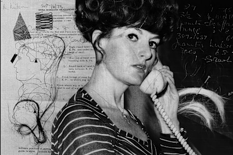Juanita Nielsen left locks of hair with her wigmaker.