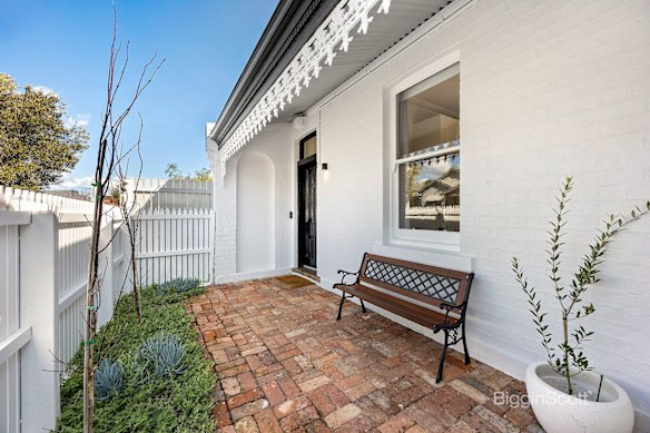 The terrace was updated by its owners, who also built a kindergarten next door.