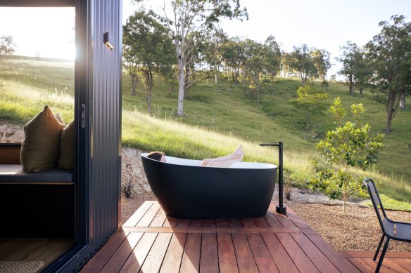 A tiny house in Dungog, which is perched in the foothills of the Barrington Tops