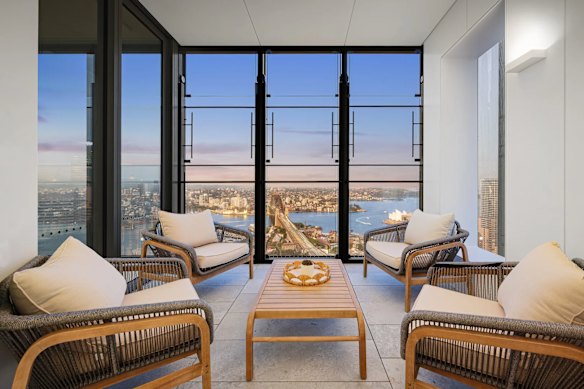 The three-bedroom, three-bathroom unit in Tower Two of One Sydney Harbour is owned by Khanh Nguyen, a Vietnam-based businessman who owns an international furniture trading company.