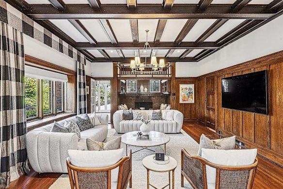 Construction project manager Hamish Hutton and his wife Nell, a Westpac chief executive, have listed their Wollstonecraft home with a price guide of $13 million. 