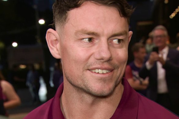 Lachie Neale spoke to the media on Thursday night after having his one-match ban overturned on appeal.