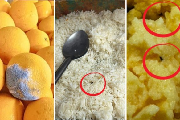 Workers at the remote Genex Pumped Storage Hydro Project at Kidston were allegedly served mouldy and fly-riddled food on Thursday morning.