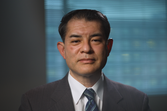 Masahiko Shibayama, lawman  secretary-general of Japan’s ruling Liberal Democratic Party.