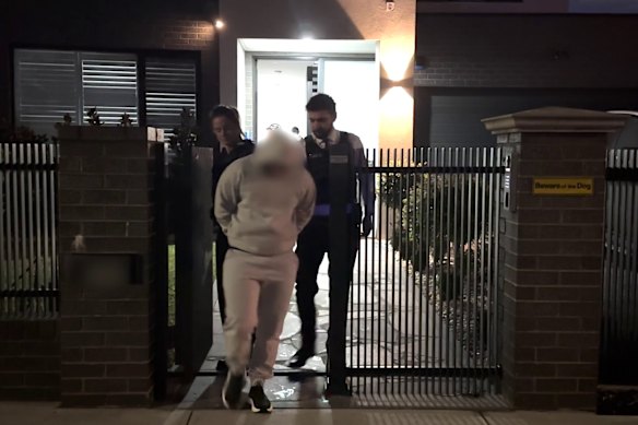 Police arrest one of the men charged over Issa’s murder.