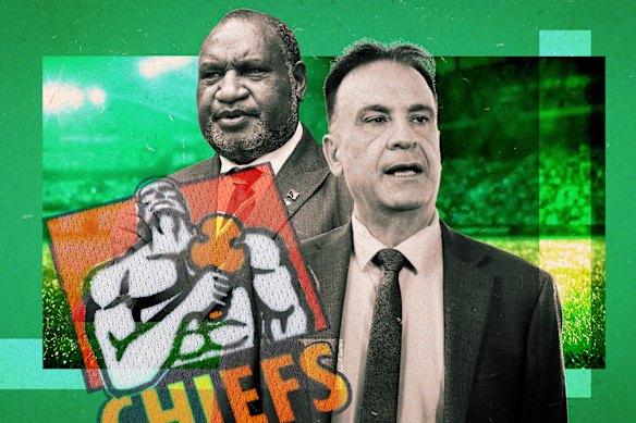 James Marape and Peter V’Landys announced the 18th NRL team would be called the PNG Chiefs In October, but since then, they’ve faced an uphill battle getting IP Australia to agree to its trademark.
