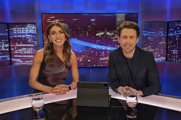 The Cheap Seats hosts Melanie Bracewell and Tim McDonald. 