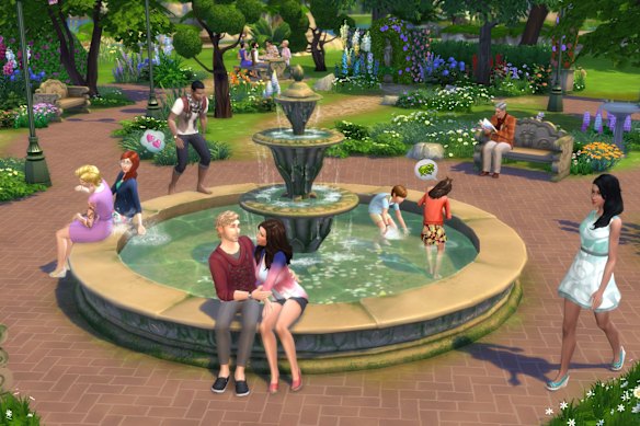 A screenshot of The Sims 4 (2014), courtesy of Electronic Arts.