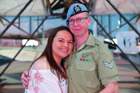 Sarah Loft with Alex Naggs.