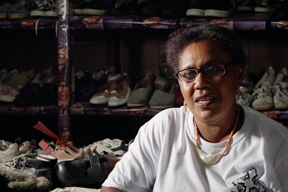 Honiara local Freda Fremae works at Lily, a second-hand clothing store, and uses her income to help with her family budget.  