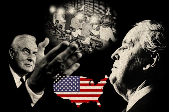 Gough Whitlam, Joh Bjelke-Petersen and the American interference that contributed to the Dismissal.