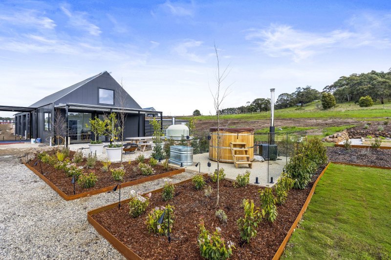 There’s a kitchen garden for the new owners.