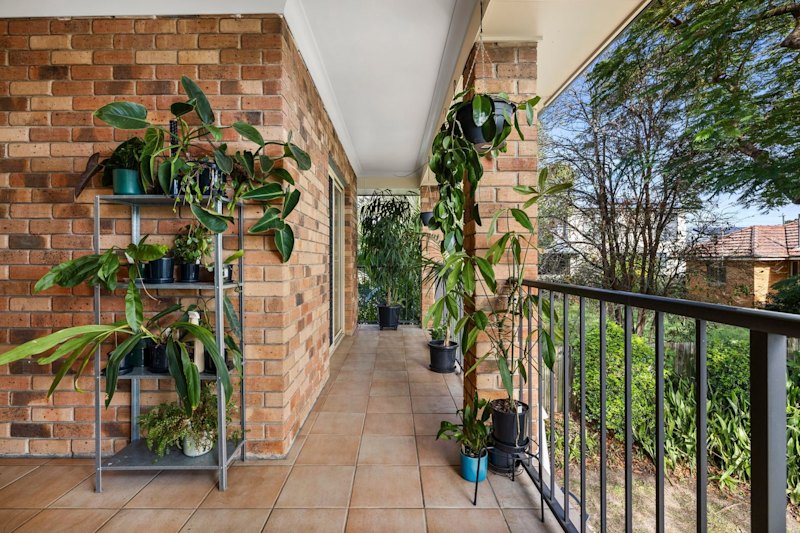 The brick unit is one of eight, a short walk from Coorparoo’s cafe strip.