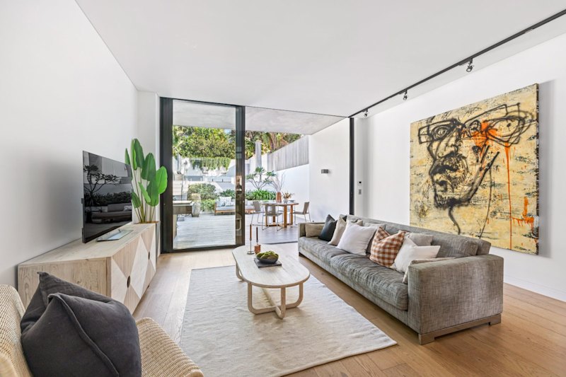 The Bondi home spans across four levels with internal lift access.
