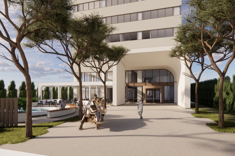 Marwood Property Group is planning to erect a New York-style charging bull statue outside the 432 St Kilda Road building which has acquired for $28 million.