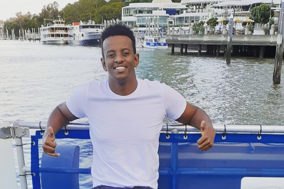Girum Mekonnen, 19, was fatally stabbed at O’Callaghan Park in Zillmere.