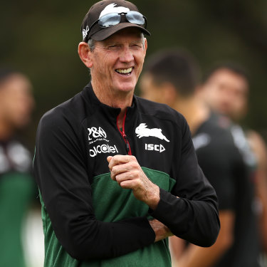 Shrewd operator: Rabbitohs coach Wayne Bennett.