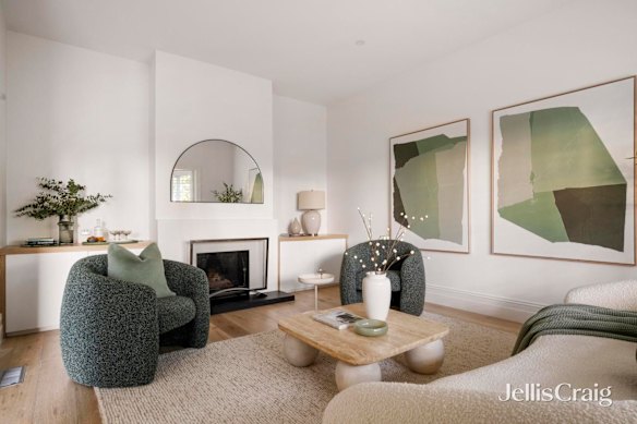 The St Kilda East home proved popular due to its turnkey appeal, said Jellis Craig agent Katie Ryan. 