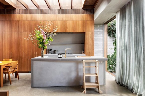 The home’s design was its key draw. 