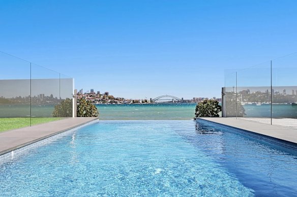 The suburb record was broken in February with a harbourfront property selling for $54.6 million. This house is now back on the market.